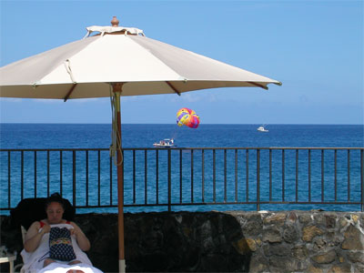 Kona poolside